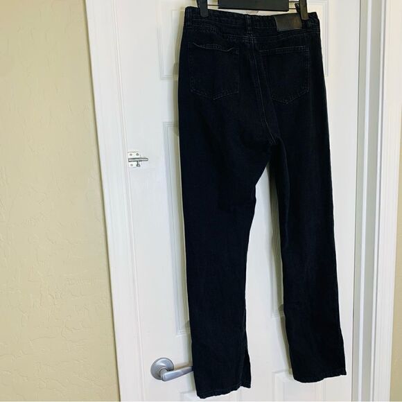 Missguided High Rise Mom Jeans Black Size 6 - Picture 5 of 12